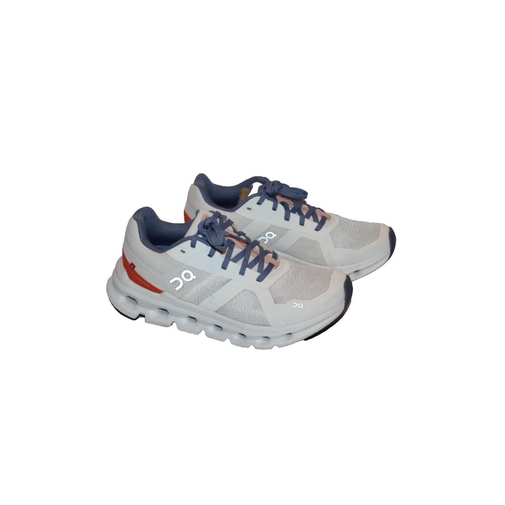 ON CLOUD WOMEN'S CLOUDRUNNER RUNNING ATHLETIC SNEAKERS UNDYED WHITE‎ FLAME 5.5